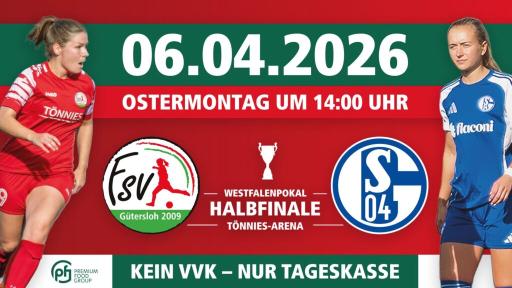 Halbfinal-Kracher im Westfalenpokal: FSV Gütersloh empfängt FC Schalke 04. (Fotos: Boris Kessler / FSV Gütersloh 2009)